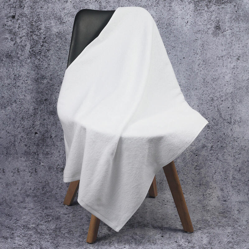 Hotel Bath Towel 350g Large Body Bath Towel Beach Towel white