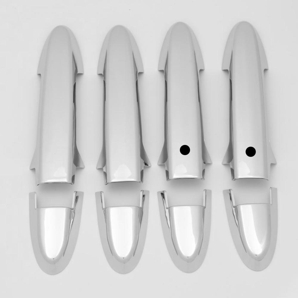 

Хромированная серебристая накладка на ручку боковой двери для Honda JAZZ FIT 2014 2015 2016 2017 double smart entry