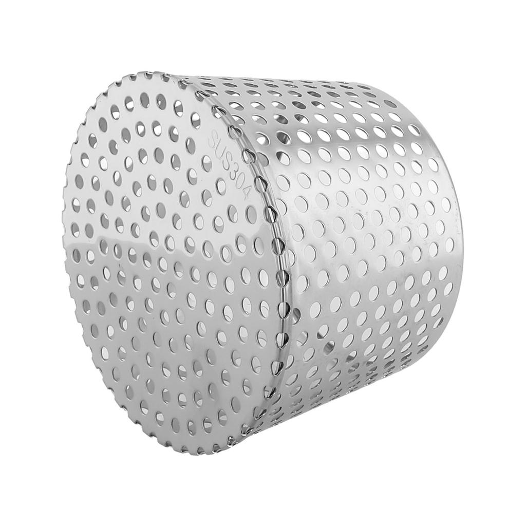 1pcs Rooftop Floor Drain Cover Stainless Steel Anti Blocking For Drainage Outdoor Tools Side Circular Hole Drain Screen Strainer