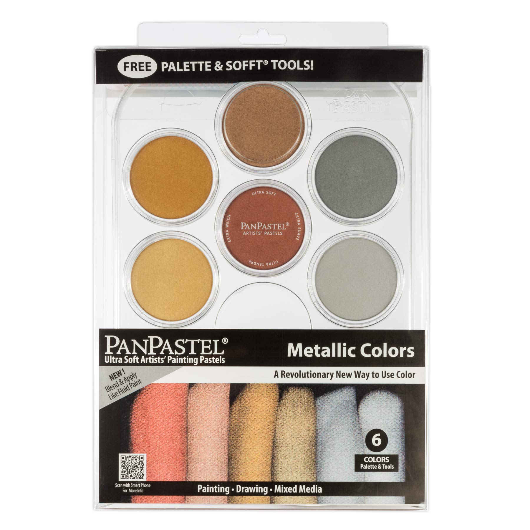 

PanPastel 30077 Набор для цветных красок Metallic 318437 6 цветов