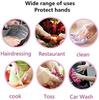 500/100pcs Disposable Gloves Food Grade Plastic Transparent Gloves for Restaurant Fried Chicken Pizza Gloves Kitchen Tableware