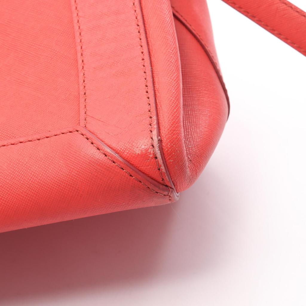 Used MCM Tote Bag Leather Red Used Women
