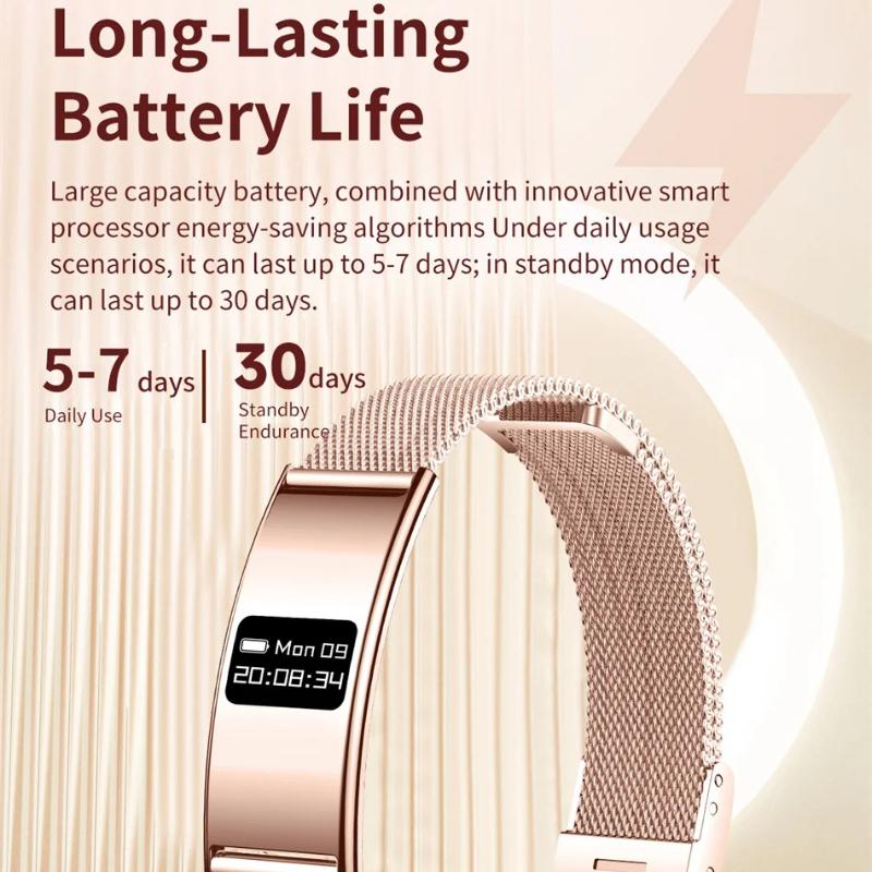 2026 Neues Smart-Armband für Damen und Herren Herzfrequenz-Schlafmonitor Gesundheits-Smart-Band Wasserdichter Sport-Schritt-Fitness-Tracker Smartwatch für Android IOS