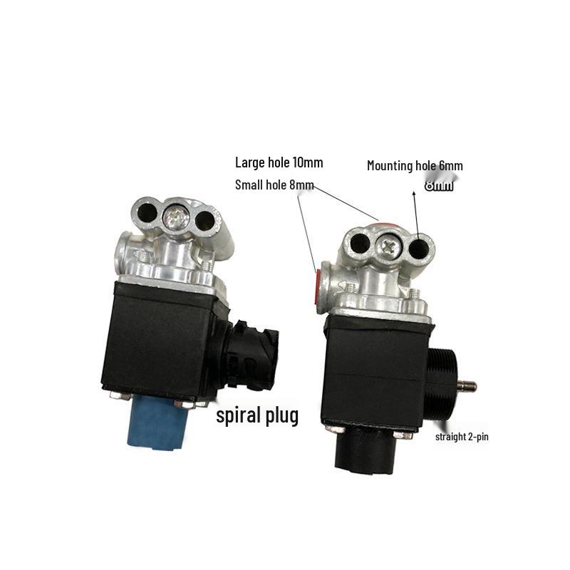 Compatible with Balong 507 Electromagnetic Air Valve: Chenglong 609 M3 M5H7 Two-Position Three-Way Exhaust Brake Solenoid Valve