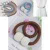 Versatile Magnetic Curtain Tiebacks With Braided Ball Buckle For All Curtain Types