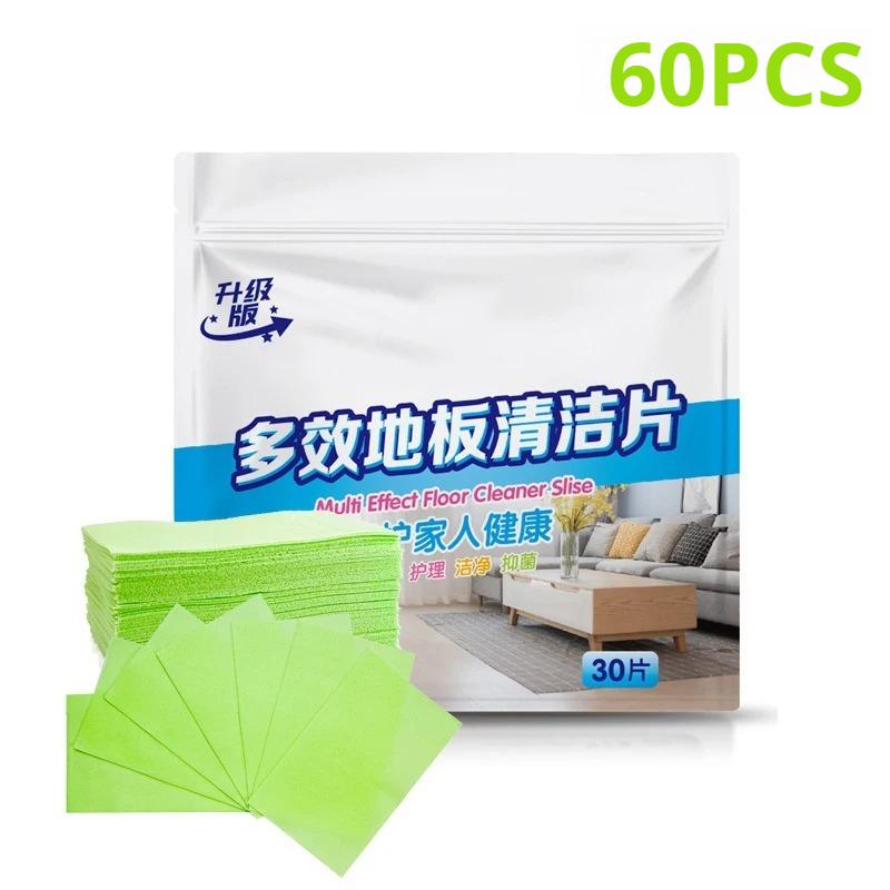 30/60/120Pcs Concentrated Floor Cleaner For Tile Wood Bathroom And Car Surfaces Powerful Floor Cleaning Sheets For Home