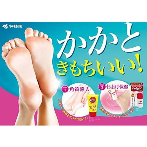 Bulk Purchase: Smooth Heel Stick, Intensive Moisturizing Care While You Sleep, with Aloe Extract, 30g (4 sticks)