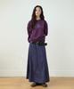 Hombadittingjeu Classic Panel Midi Skirt (Navy)
