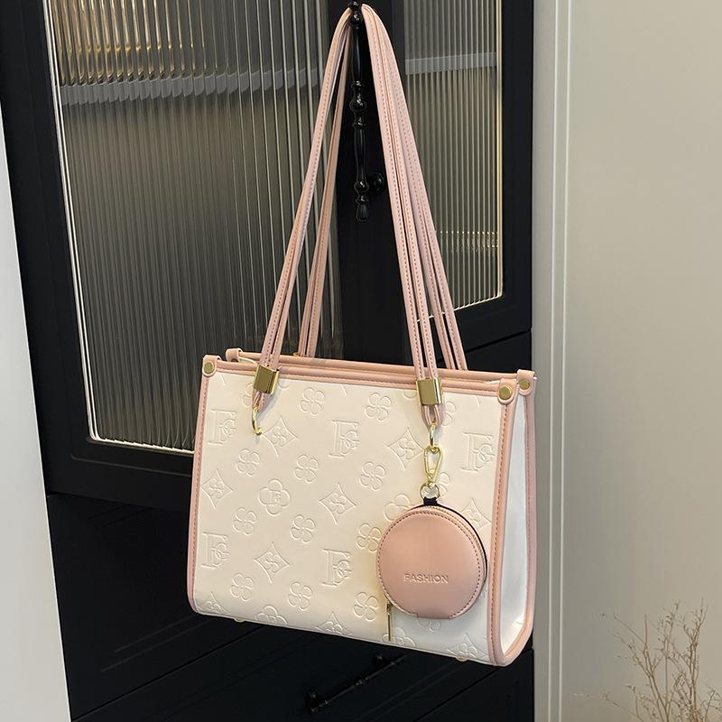 Premium Large Bag Women's Large-capacity New Texture Class Single Shoulder Tote Bag Versatile Messenger