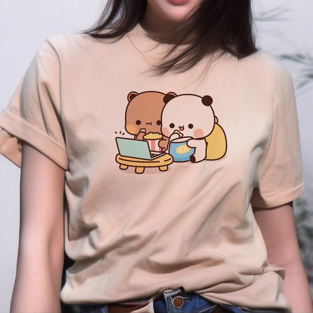Bubu And Dudu tshirts Women summer tshirts feUnisex y2k designer streetwear clothes