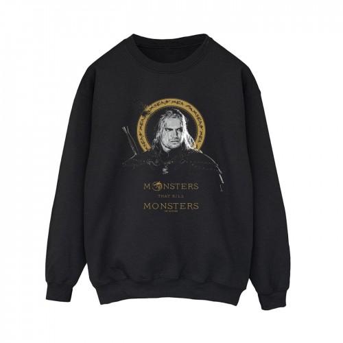 Netflix Womens/Ladies The Witcher Monsters Kill Monsters Sweatshirt