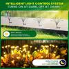 6/9/12LED Solar Garden Lights Swinging Firefly Outdoor Waterproof Landscape Lights Garden Courtyard Lawn Decoration