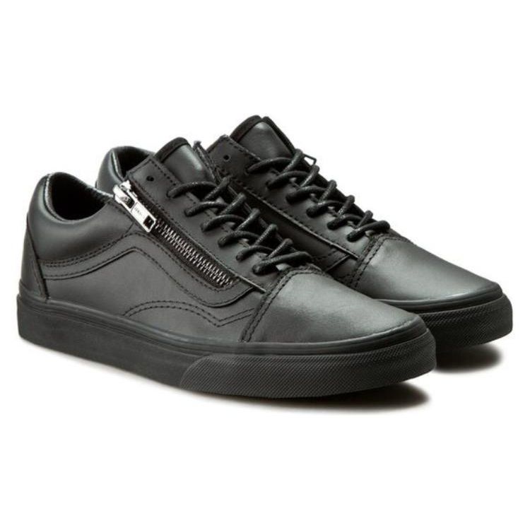 Vans Old Skool Zip Gunmetal Unisex Sneakers Black VN00018GJTL