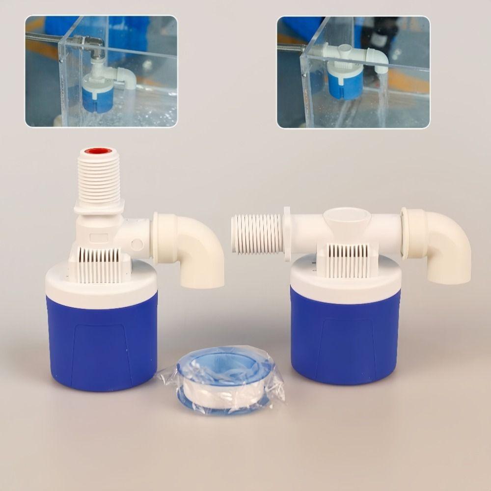 1Pc Durable Automatic Water Float Valve 1/2" Male Thread Side Inlet Water Level Control Valve Tank Valve Aquariums