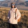 Hooded Short Down Cotton Jacket for Men and Women Couples Winter Trend Warm Outdoor Sports Thickened Cotton Jacket