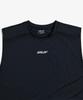 Baellob Lettering Sleeveless Rash Guard Black