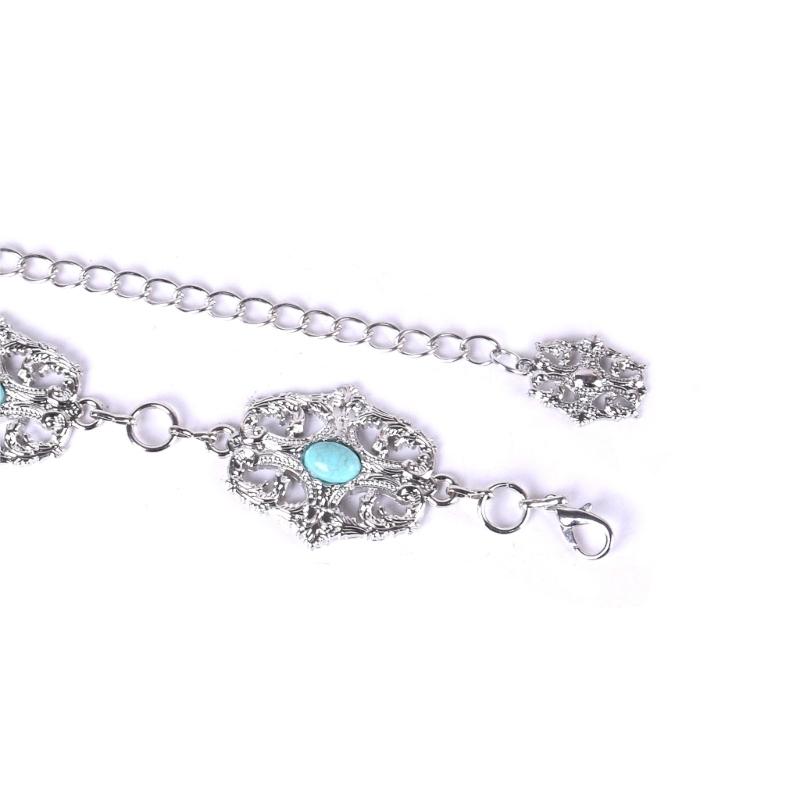 Adjustable Hollow Metal Waist Chain for Women Girls Elegant Baroque Style Belt Accessory Lightweight 60-90cm Length