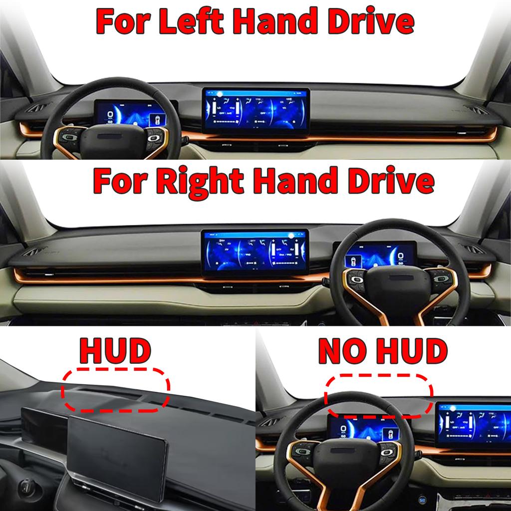 for HAVAL H6 2026-2021 GT PHEV H6S New H6 4th Dashmat Dashboard Cover Pad Protective Carpet Leather Accessories DashMat Sunshade