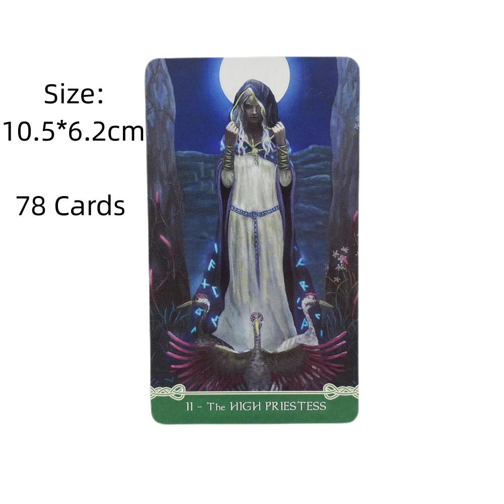 New Tarot Deck Oracles Cards Mysterious Divination Universal Celtic Tarot Cards For Women Girls Cards G