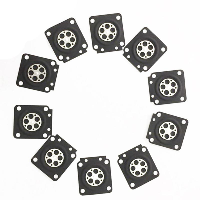 

20Pcs/Lot for Zama 180 Metering Diaphragm Membrances Gasket Parts for Zama180 192 Carburetor Repair Kit чёрный