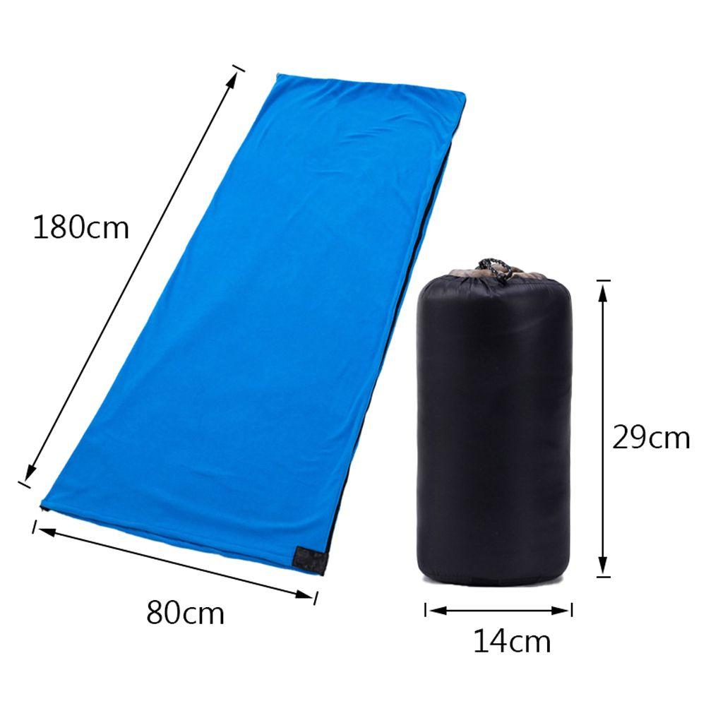 Fleece Isolationsfutter Sportzubehör Ultraleichtes Zeltbettdecke Zeltdecke Schlafsack