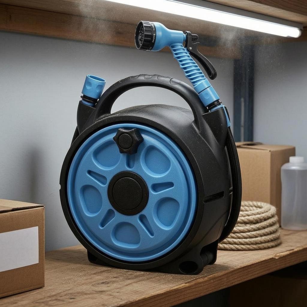 Hose Reel Sprayer Portable Car Wash Compact for Garden