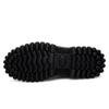 Men's Extra Large Leather High-Top Boots - Business Casual Style with Big Toe Cap and Plus Velvet Lining
