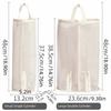 Large Capacity Sock Storage Bag Mesh Pocket Closet Organizer Grocery Bag Holder  Bedroom Storage