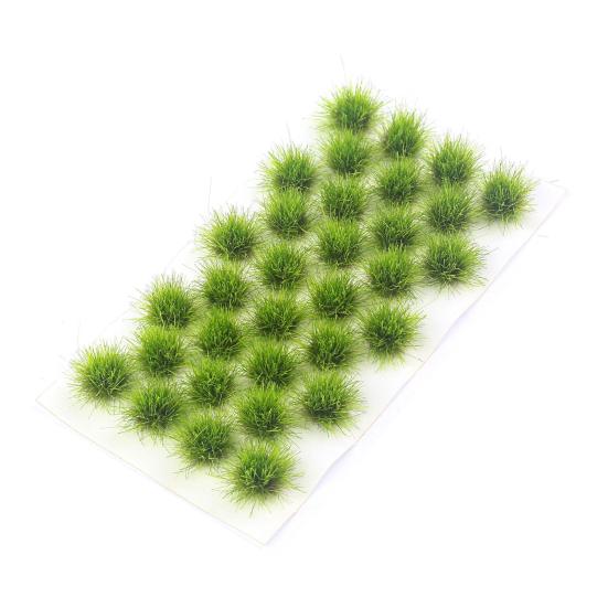 

Static Grass Tuft 1:12 Scale Mini Bushy Lowland Shrubs Model Kit Miniature Artificial Grass for DIY Railroad Scenery Gaming Terrain Diorama Supplies F