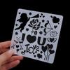 Decorative Hollowed Stencils Kit DIY Crafts Tool DIY Layering Stencils Graffiti Templates  Stamping