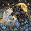 Animal Special Shaped DIY Partial Drill Diamonds Dots Gem Art Kits for Adults Home Wall Decor Crystal Diamond Art 11.81x11.81in