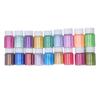 Metallic Pigment Powder 18 Colors Safe Harmless Mica Powder Metallic Pigments for DIY Crafts Resin