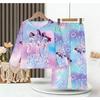 New Demon Hunters Children's Pajamas Long Sleeve Cartoon Girls Babies Middle and Older Children's Loungewear Set