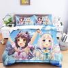 Anime Nekopara Sexy Girl Bedding Set Boys Girls Twin Queen Size Duvet Cover Pillowcase Bed Kids Adult Home Textileextile
