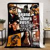 Classic GTA West Coast Rapper Art Multicolor Soft Blanket, Multipurpose Blanket for Home and Travel, Cloud-Like Blanket for Total Relaxation