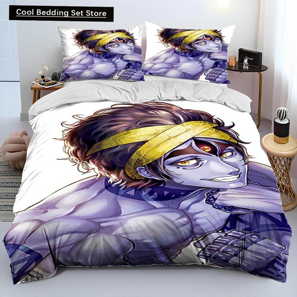 3D Tisk Anime Record of Ragnarok Přikrývka Ložní souprava Povlak na přikrývku Ložní souprava Povlak na přikrývku Povlak na polštář king Queen size Ložní souprava