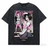Hot Call of The Night Graphic T-shirt Gothic Aesthetic Streetwear Unisex Oversized Summer Cotton Washed Graphic Tee, Harajuku Style