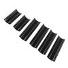 2 Sets Universal Grill Porcelain Heat Plate Adjustable Stainless Steel Heat Shield Grill Replacement Parts
