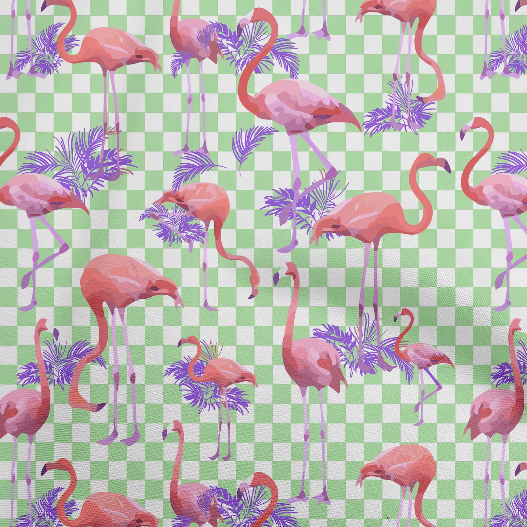 

OneOone Cotton Flex Fuschia Pink Fabric Check & Toucan Швейна тканина у дворі, надрукована своїми руками, шиття одягу, 40 дюймів 42 Inch Wide - Viscose Chiffon рожевий