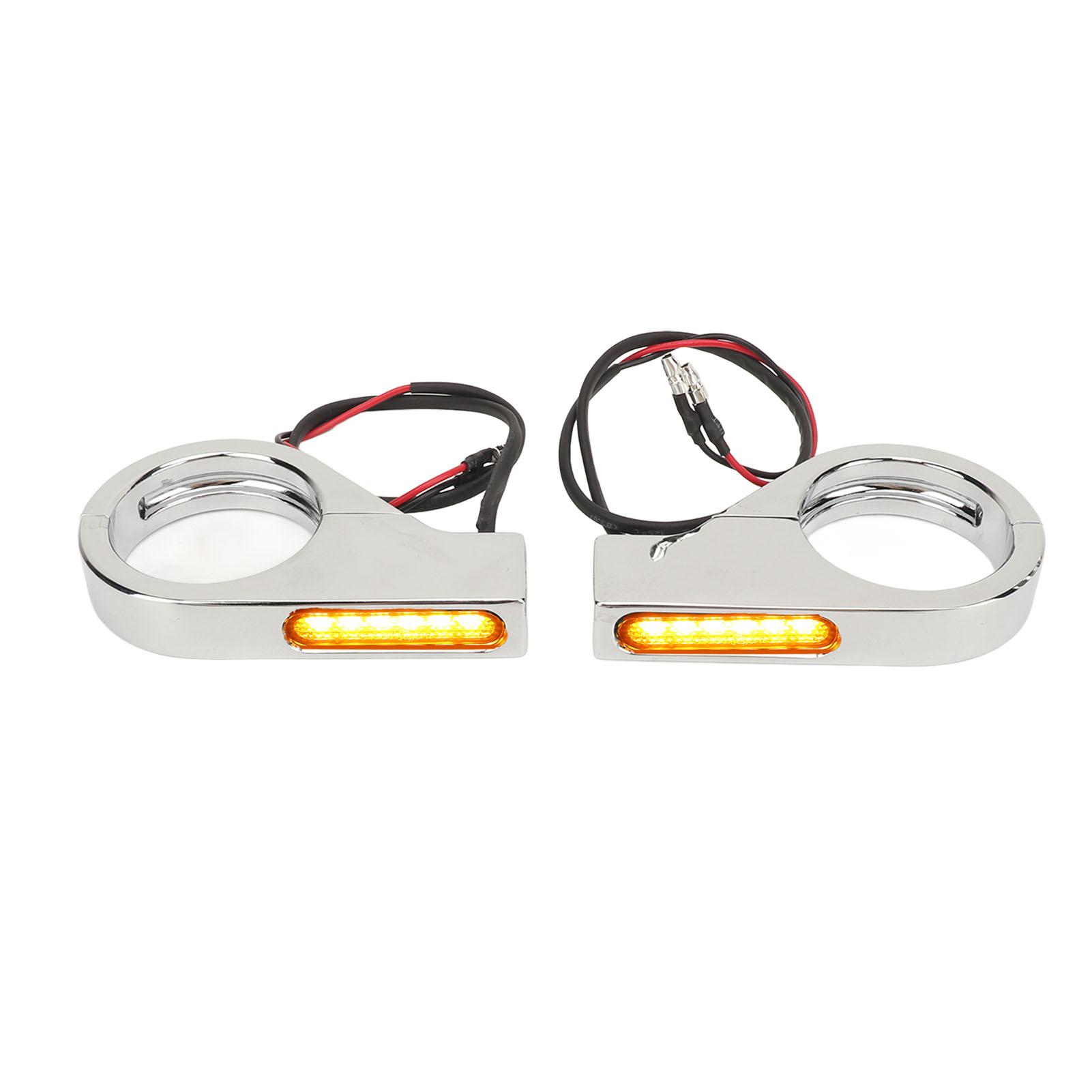 

Передняя вилка указателей поворота дневные ходовые огни янтарного цвета для CB1000R CB1300 CB600F серебряный