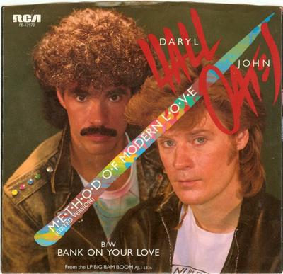 7inch Record DARYL HALL & JOHN OATES - Method Of Modern Love PB13970 RCA 1984 US Dance & Electronica Used