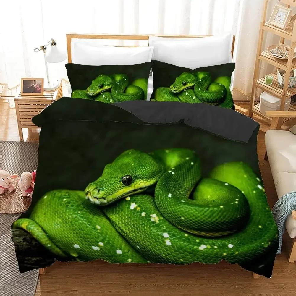 Schlangen Bettwäsche Set Einzelbett Twin Doppelbett Queen King Cal King Größe Bettwäsche Set
