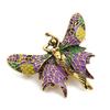 SKEDS Luxury Elegant Rhinestone Butterfly Brooches Pins For Women Men Fashion Vintage Wedding Party Jewelry Accessories Gift
