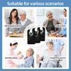 Printed Design Waterproof Elderly Bibs Foldable Oil-Resistant Adult Apron Soft Adjustable Saliva Towel Nursing Home