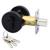 Hide Designs Single Cylinder Deadbolts Sturdy Stainless Steel Lock for 35 50mm Front and Interior Door Key Included