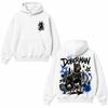 Autumn Winter Casual Doberman Dog Graffiti Print Men hooded sweatshirt Women Boys coat Top Parent Child Kid 's Cotton Hoodie