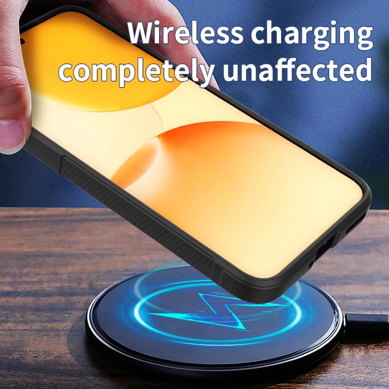 KEYSION Heavy Duty Shockproof Matte Phone Case for OnePlus 15R Anti-skid Soft Silicone Phone Back Cover for OnePlus 1+Ace 6 6T