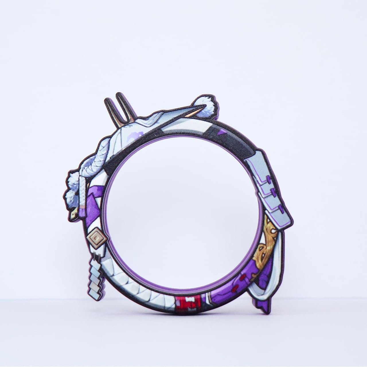 

Goddess of Victory: NIKKE MegaNike Store Exclusive Rubber Badge Holder (Red Lotus)