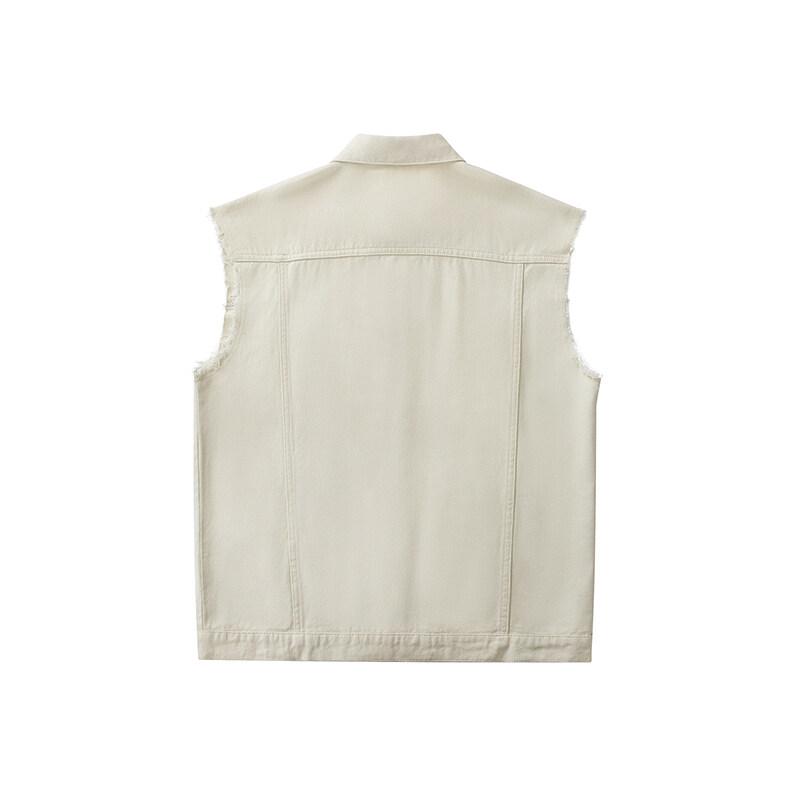 2025 Spring Men Cotton Waistcoat Korean Style Slim Sleeveless Vests Fashion Male Moto Biker Denim Vest Sleeveless Coats Men