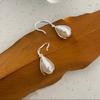 Flower Bud Simulation Pearl Earrings Women's Retro Temperament Earrings Trendy Versatile Exquisite Earrings Ear Hooks
